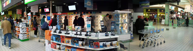 Le rayon téléphonie