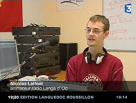 Interview pour France 3